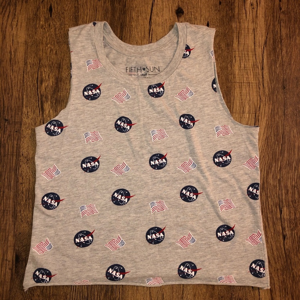 NWOT NASA American flag tank